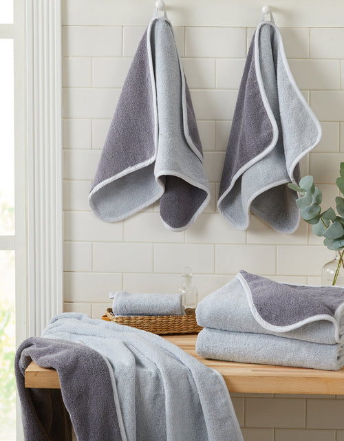 Load image into Gallery viewer, 4 Pack Two-Toned Hand Towel - Vanessa Collection
