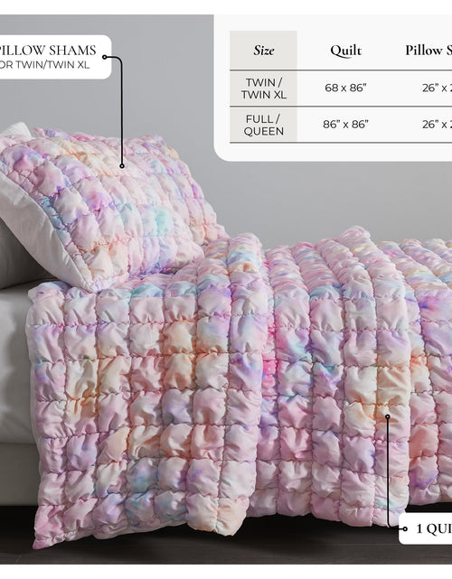 Load image into Gallery viewer, Puff Marshmallow Texture Quilt Set - Marshmallow Collection

