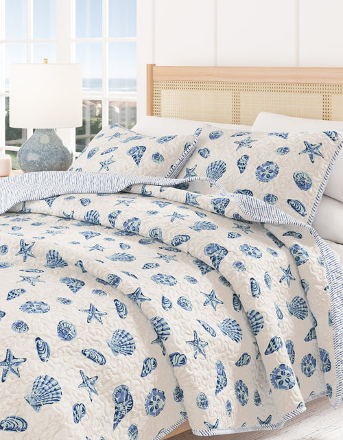 Load image into Gallery viewer, Coastal Quilt Set Bali Collection
