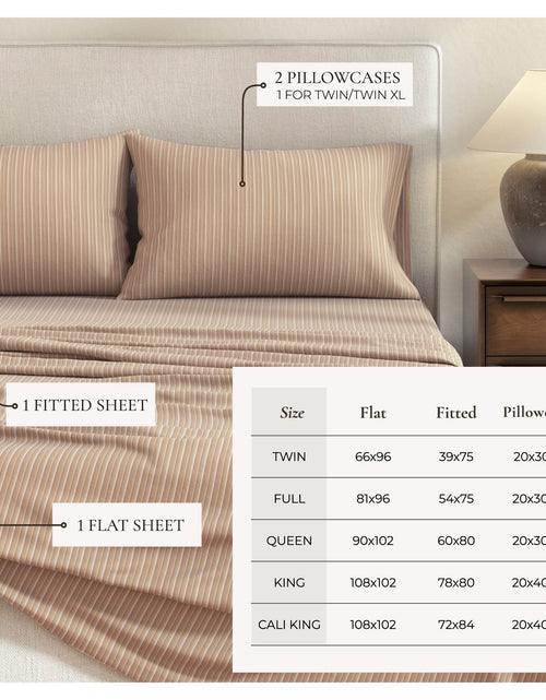 Load image into Gallery viewer, Turkish Cotton Flannel Sheet Set - Plaid &amp; Stripe Collection
