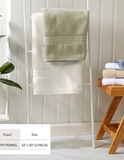 Load image into Gallery viewer, 100% Cotton Premium Bath Towel Set - Chiara Collection
