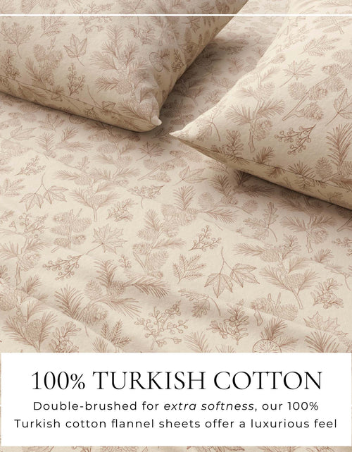 Load image into Gallery viewer, Turkish Cotton Flannel Sheet Set - Elevated Lodge Collection
