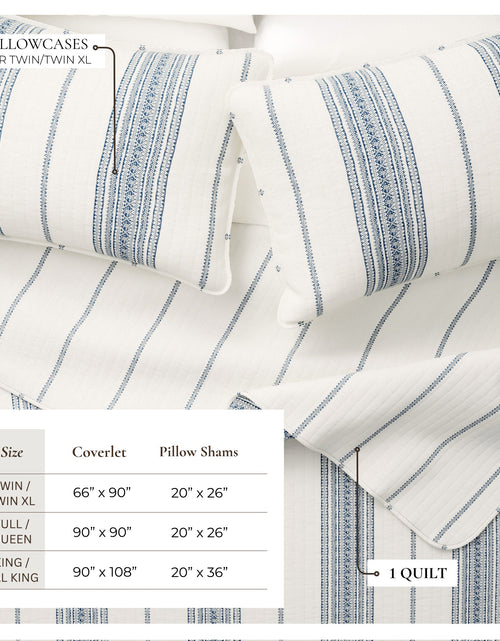 Load image into Gallery viewer, Stripe Quilt - Wesley Collection
