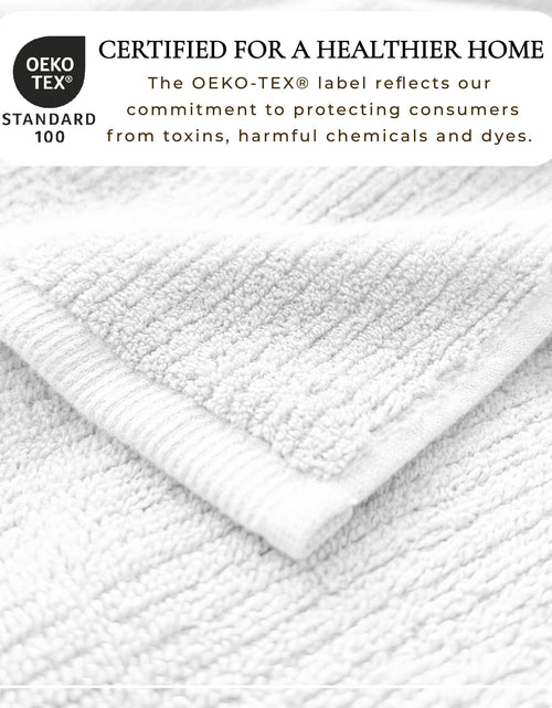 Load image into Gallery viewer, Turkish Cotton Ribbed 6-Piece Bath Towel Set - Georgiana Collection
