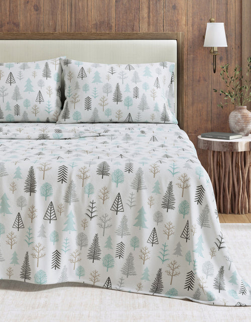 Load image into Gallery viewer, Turkish Cotton Flannel Sheet - Lakeview Collection
