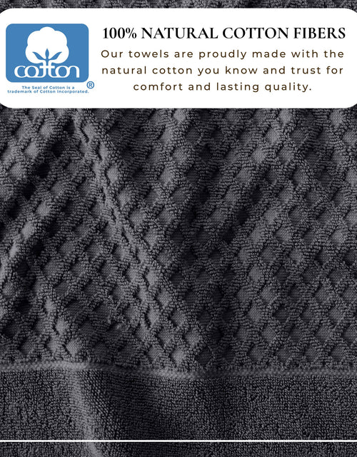 Load image into Gallery viewer, Cotton Diamond Waffle Weave Bath Towel Set - Grayson Collection
