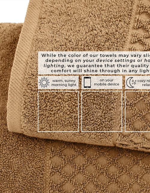 Load image into Gallery viewer, Cotton Diamond Waffle Weave Bath Towel Set - Grayson Collection
