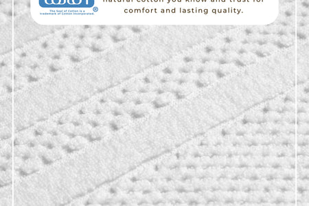 100% Cotton Checkered Jacquard Bath Towel Set - Giuliana Collection