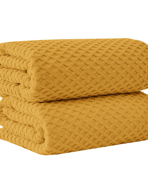 Load image into Gallery viewer, Cotton Diamond Waffle Weave Bath Towel Set - Grayson Collection
