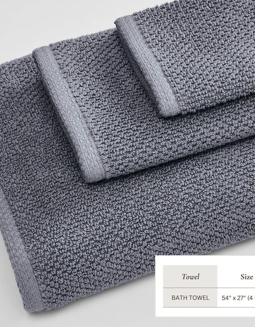 Load image into Gallery viewer, Cotton Textured Bath Towel Set - Acacia Collection
