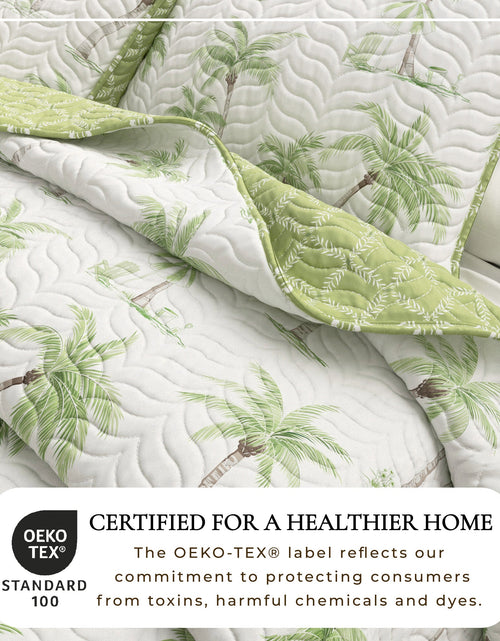 Load image into Gallery viewer, West Palm Trees Coastal Quilt Set - Coronado Collection
