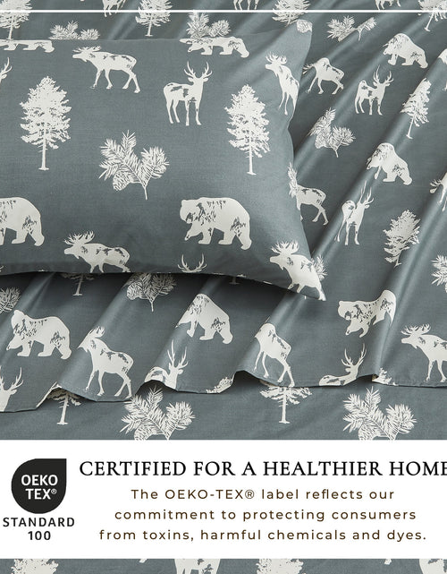 Load image into Gallery viewer, Lodge Printed Sheet Set - Mountain Ridge Collection
