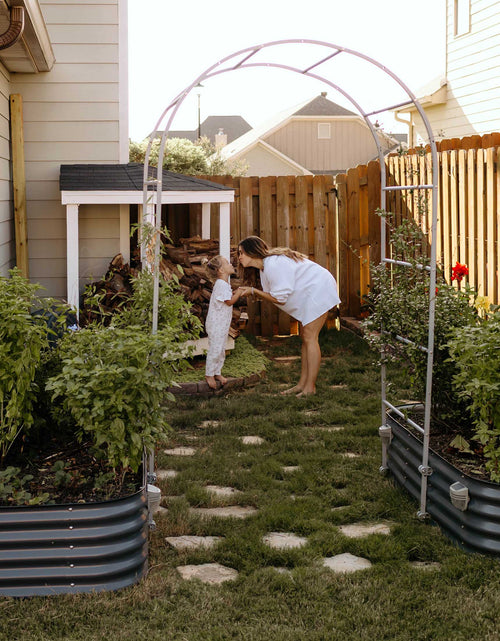 Load image into Gallery viewer, 17" Tall 9 In 1 Large Modular Metal Raised Garden Bed Kit
