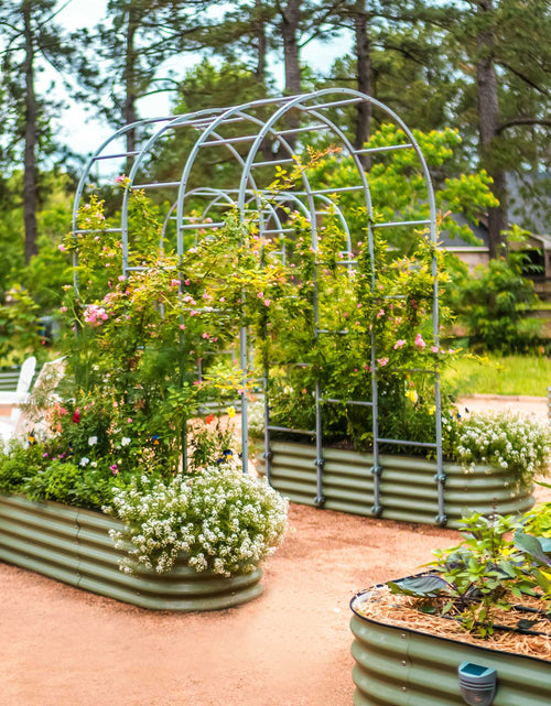 Load image into Gallery viewer, 17" Tall 9 In 1 Large Modular Metal Raised Garden Bed Kit
