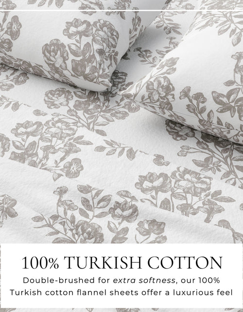 Load image into Gallery viewer, Turkish Cotton Flannel Sheet - Belle Collection
