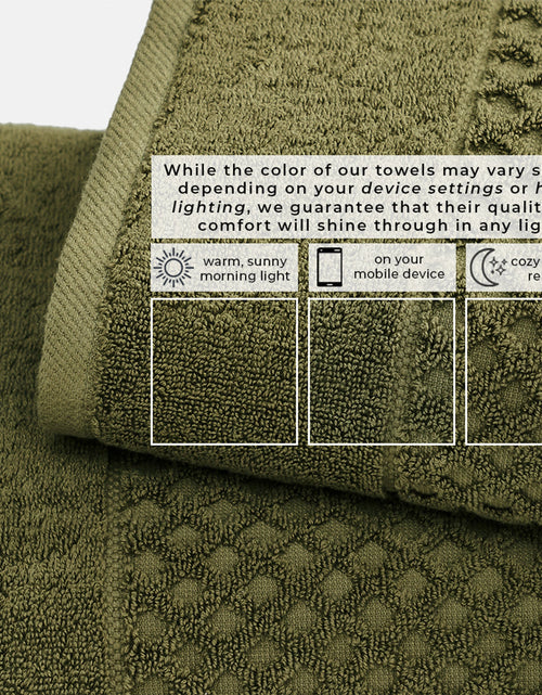 Load image into Gallery viewer, Cotton Diamond Waffle Weave Bath Towel Set - Grayson Collection
