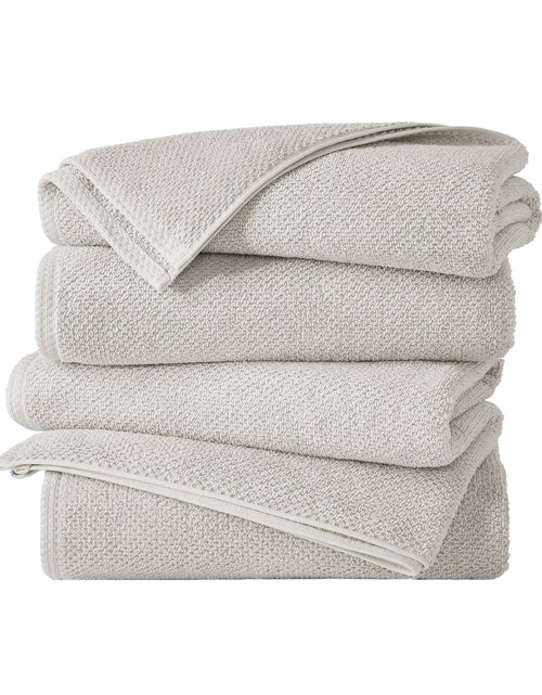 Load image into Gallery viewer, Cotton Textured Bath Towel Set - Acacia Collection
