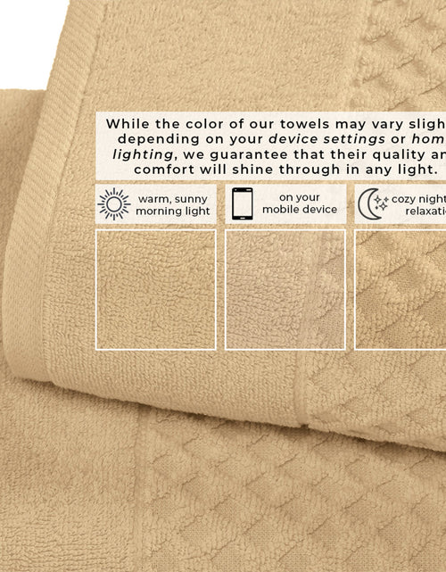 Load image into Gallery viewer, Cotton Diamond Waffle Weave Bath Towel Set - Grayson Collection
