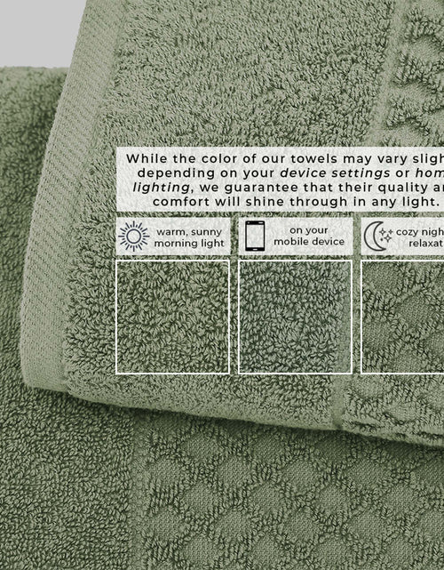 Load image into Gallery viewer, Cotton Diamond Waffle Weave Bath Towel Set - Grayson Collection
