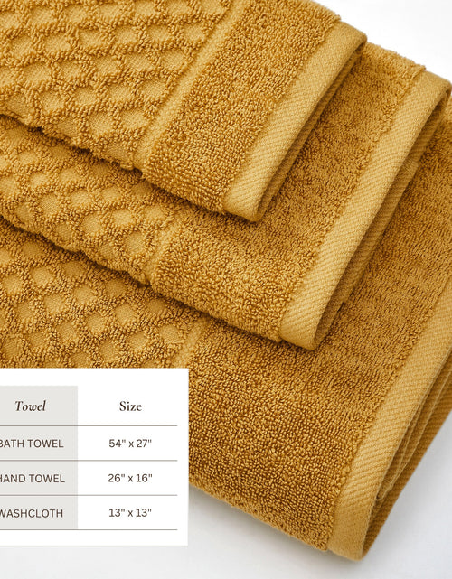 Load image into Gallery viewer, Cotton Diamond Waffle Weave Bath Towel Set - Grayson Collection
