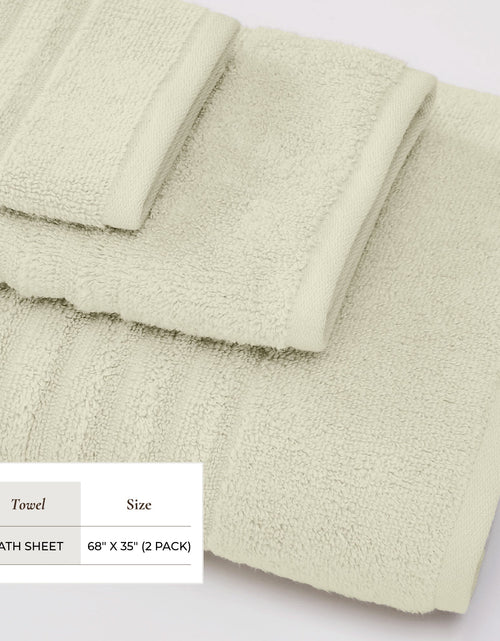 Load image into Gallery viewer, Luxury Combed Cotton Bath Towel Set - Karina Collection
