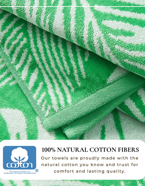 Load image into Gallery viewer, Cotton Velour Beach Towel - Maui Collection

