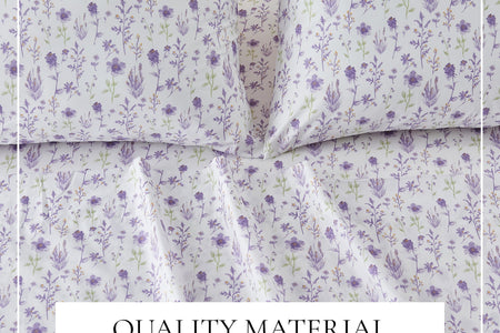 Watercolor Floral Sheet Set - Delia Collection