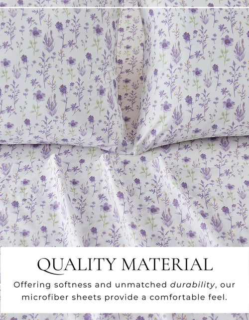 Load image into Gallery viewer, Watercolor Floral Sheet Set - Delia Collection
