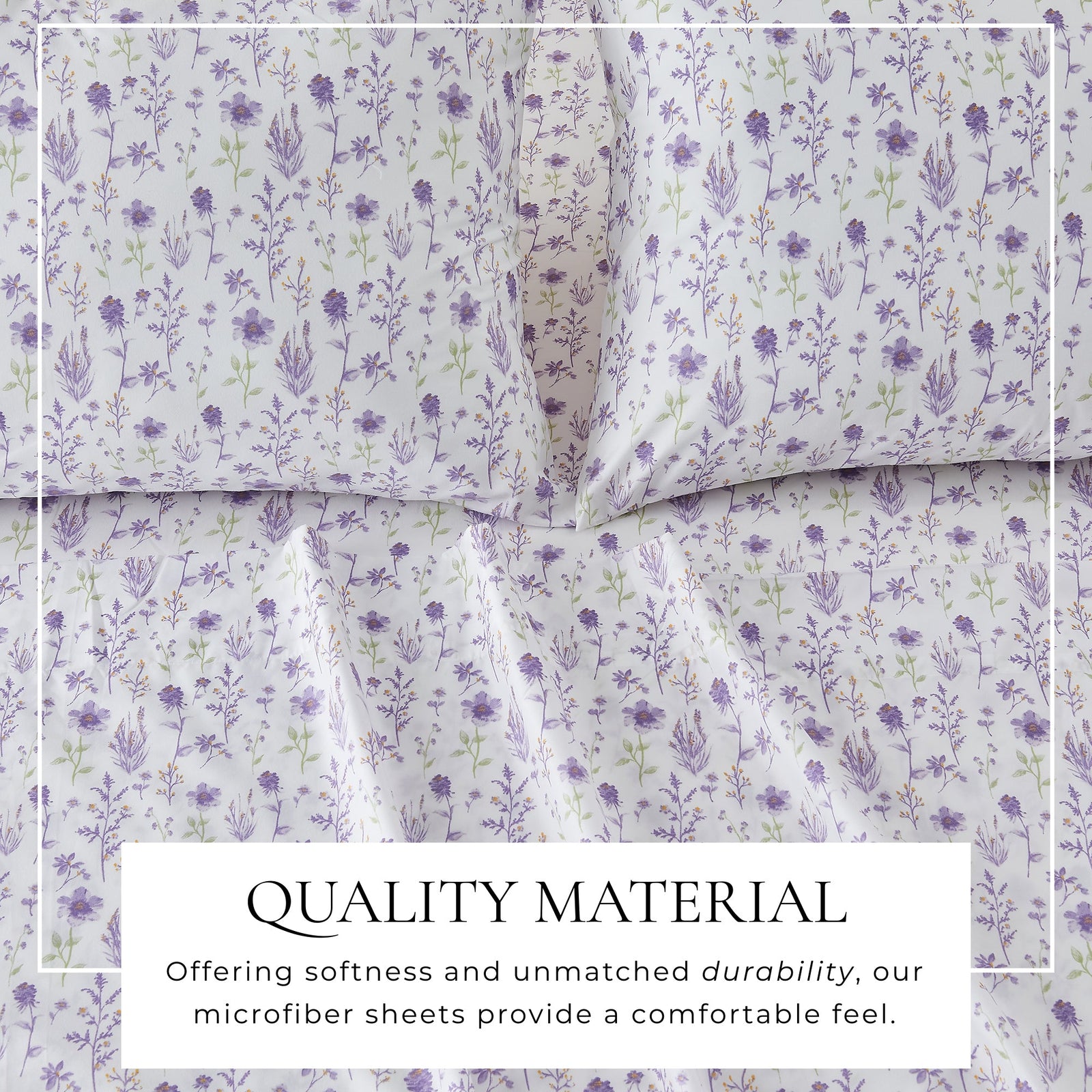 Watercolor Floral Sheet Set - Delia Collection