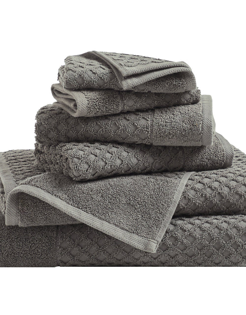 Load image into Gallery viewer, Cotton Diamond Waffle Weave Bath Towel Set - Grayson Collection

