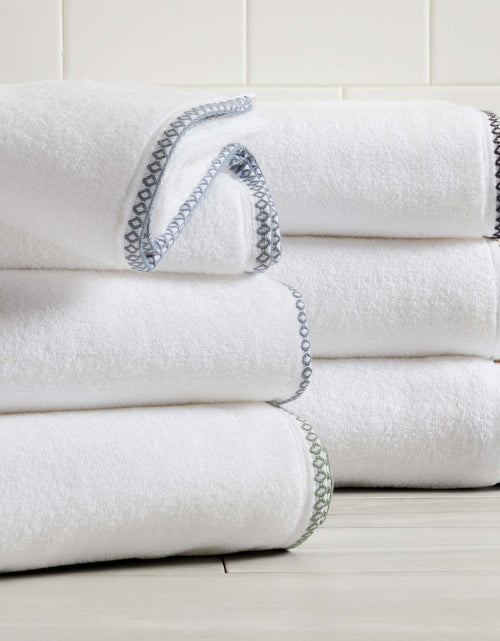 Load image into Gallery viewer, Cotton Border-Stitched 6-Piece Towel Set - Valery Collection

