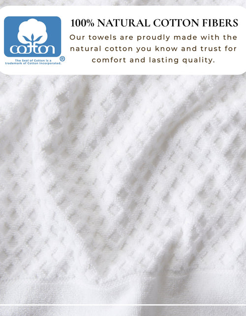 Load image into Gallery viewer, Cotton Diamond Waffle Weave Bath Towel Set - Grayson Collection
