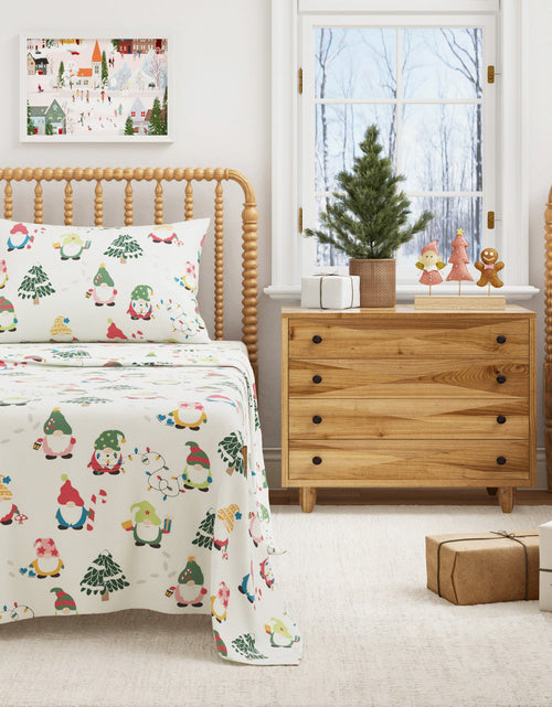 Load image into Gallery viewer, Turkish Cotton Christmas Flannel Sheet Set - Whittaker Collection
