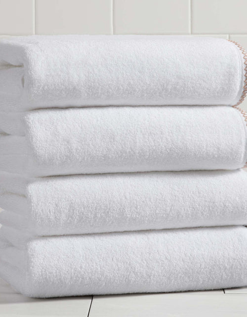 Load image into Gallery viewer, Cotton Border-Stitched 6-Piece Towel Set - Valery Collection
