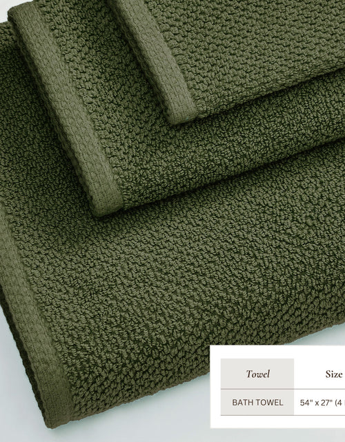 Load image into Gallery viewer, Cotton Textured Bath Towel Set - Acacia Collection
