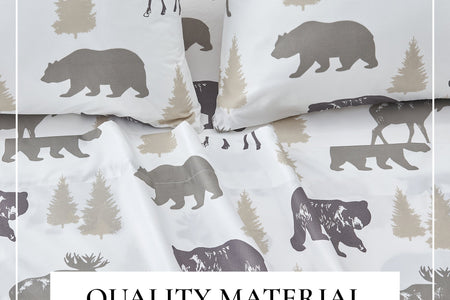 Lodge Printed Sheet Set - Mountain Ridge Collection