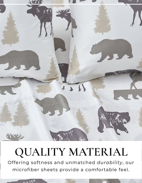 Load image into Gallery viewer, Lodge Printed Sheet Set - Mountain Ridge Collection
