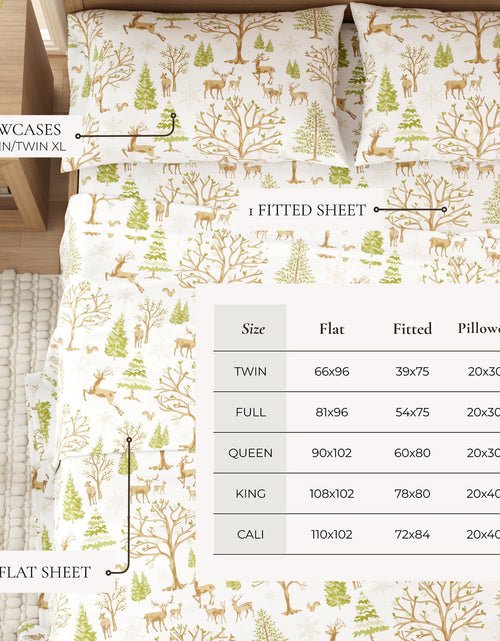 Load image into Gallery viewer, Turkish Cotton Flannel Sheet - Lakeview Collection
