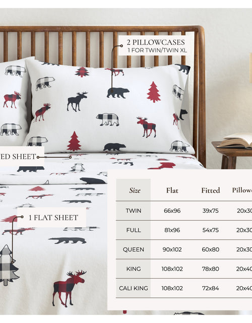Load image into Gallery viewer, 100% Turkish Cotton Flannel Sheet Sets - Boulder Collection
