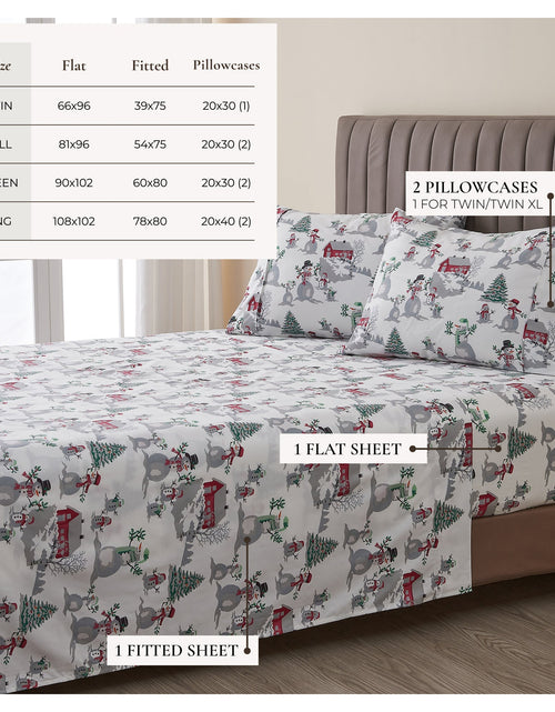 Load image into Gallery viewer, Lodge Printed Sheet Set - Mountain Ridge Collection
