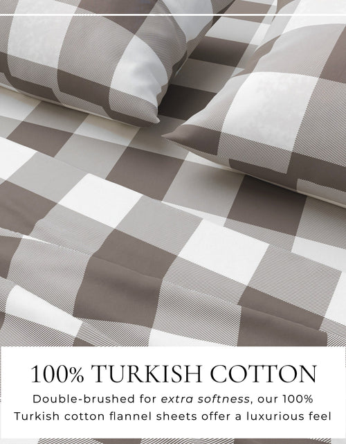Load image into Gallery viewer, Turkish Cotton Flannel Sheet - Belle Collection
