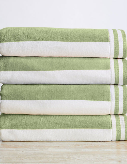Load image into Gallery viewer, Striped Cabana Beach Towel - Edgartown Collection
