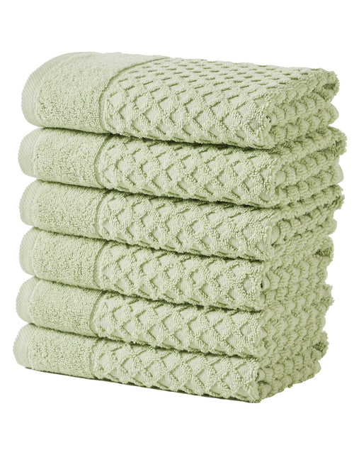 Load image into Gallery viewer, Cotton Diamond Waffle Weave Bath Towel Set - Grayson Collection
