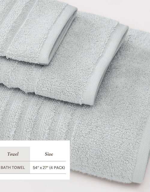 Load image into Gallery viewer, Luxury Combed Cotton Bath Towel Set - Karina Collection
