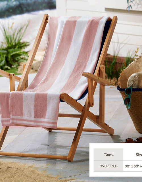 Load image into Gallery viewer, Striped Cabana Beach Towel - Edgartown Collection
