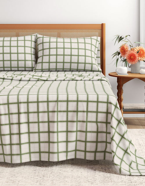 Load image into Gallery viewer, Turkish Cotton Flannel Sheet Set - Plaid &amp; Stripe Collection
