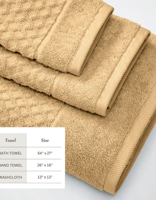 Load image into Gallery viewer, Cotton Diamond Waffle Weave Bath Towel Set - Grayson Collection
