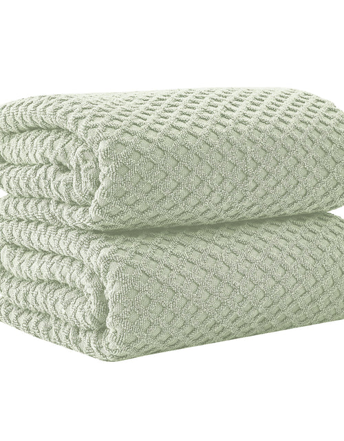 Load image into Gallery viewer, Cotton Diamond Waffle Weave Bath Towel Set - Grayson Collection

