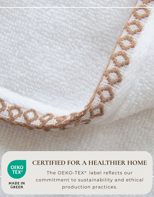Load image into Gallery viewer, Cotton Border-Stitched 6-Piece Towel Set - Valery Collection
