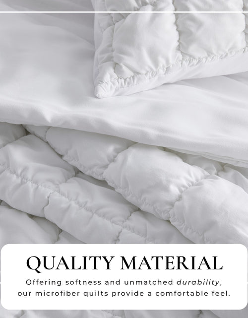 Load image into Gallery viewer, Puff Marshmallow Texture Quilt Set - Marshmallow Collection
